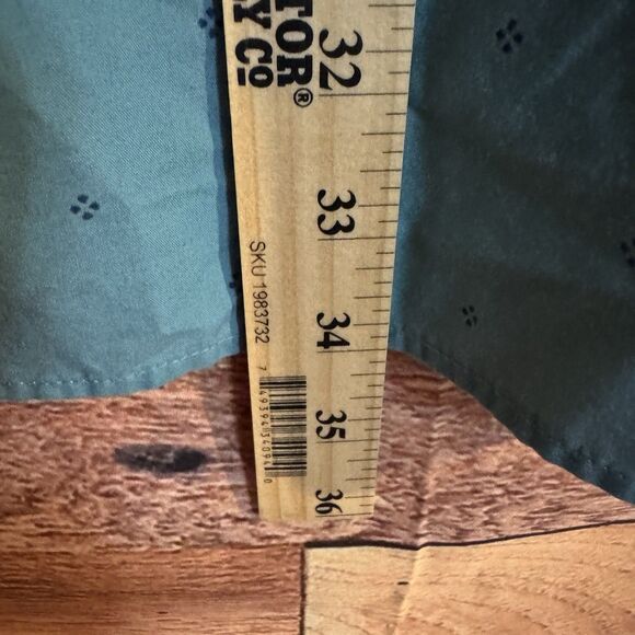 Saddlebred Shirt 3XLT Men’s Blue Geometric Long Sleeve Button Down Classic Fit - Picture 5 of 6